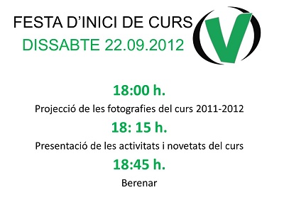 Festa d'inici de curs 2012-2013 (20/09/2012) - Club Valldaura