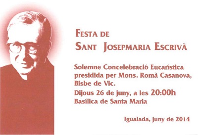Valldaura celebra la festa de Sant Josepmaria Escrivà (26/06/2014) - Club Valldaura