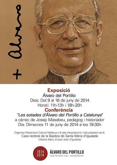Exposició i conferència a Igualada amb motiu del centenari del naixement d'Álvaro del Portillo - Club Valldaura