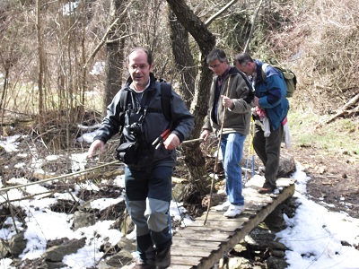 Excursió del Club Valldaura als ponts sobre l'Arabel del Camí d'Andorra