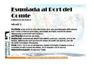 Esquiada Port del Comte