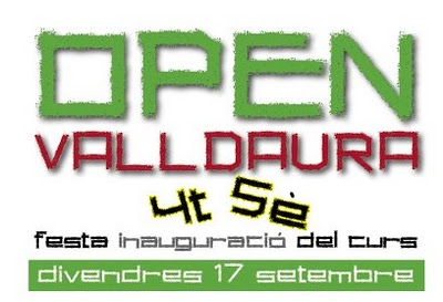 Festa inauguració del curs 4t i 5è