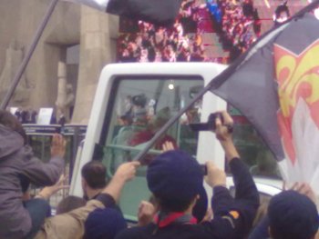 Benedicte XVI a Barcelona