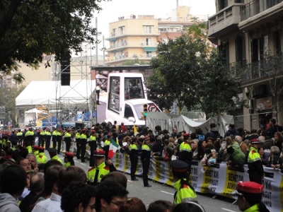 Benedicto XVI en Barcelona
