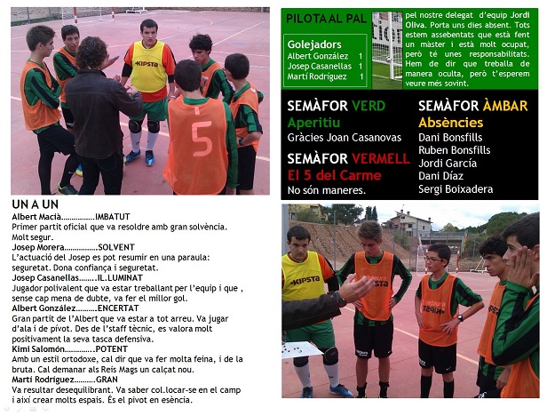 Carme 0 -Valldaura 3 (27/10/2012) - Club Valldaura