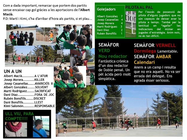 Superioritat local - Valldaura 5 - J Mercader B 3 (01/12/2012)