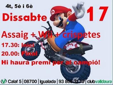 Assaig Teatre, Wii i crispetes - 4t, 5è i 6è (17/11/2012)