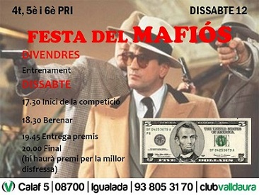 Festa del mafiós (12/01/2013) - Club Valldaura