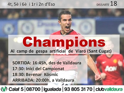 Champions a Viaró - 4t, 5è i 6è i 1r i2n ESO (18/05/2013) - Club Valldaura