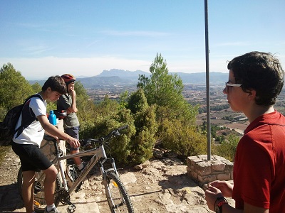 Bonica excursió en BTT i bones vistes al Mirador de la Bandera (31/10/2013) - Club Valldaura