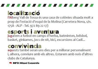 ABF 2012 - La Vall de Tossa, La Molina - Club Valldaura