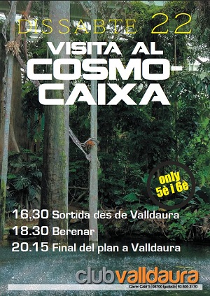 Visita al Cosmo-Caixa