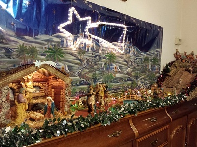 Segon premi, pessebre de la familia Sierra-Planell - Club Vallldaura