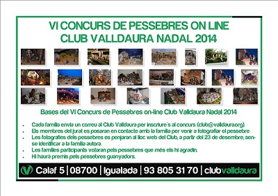 VI Concurs de Pessebres On Line Club Valldaura Nadal 2014
