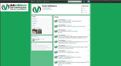El Club Valladura a Twitter